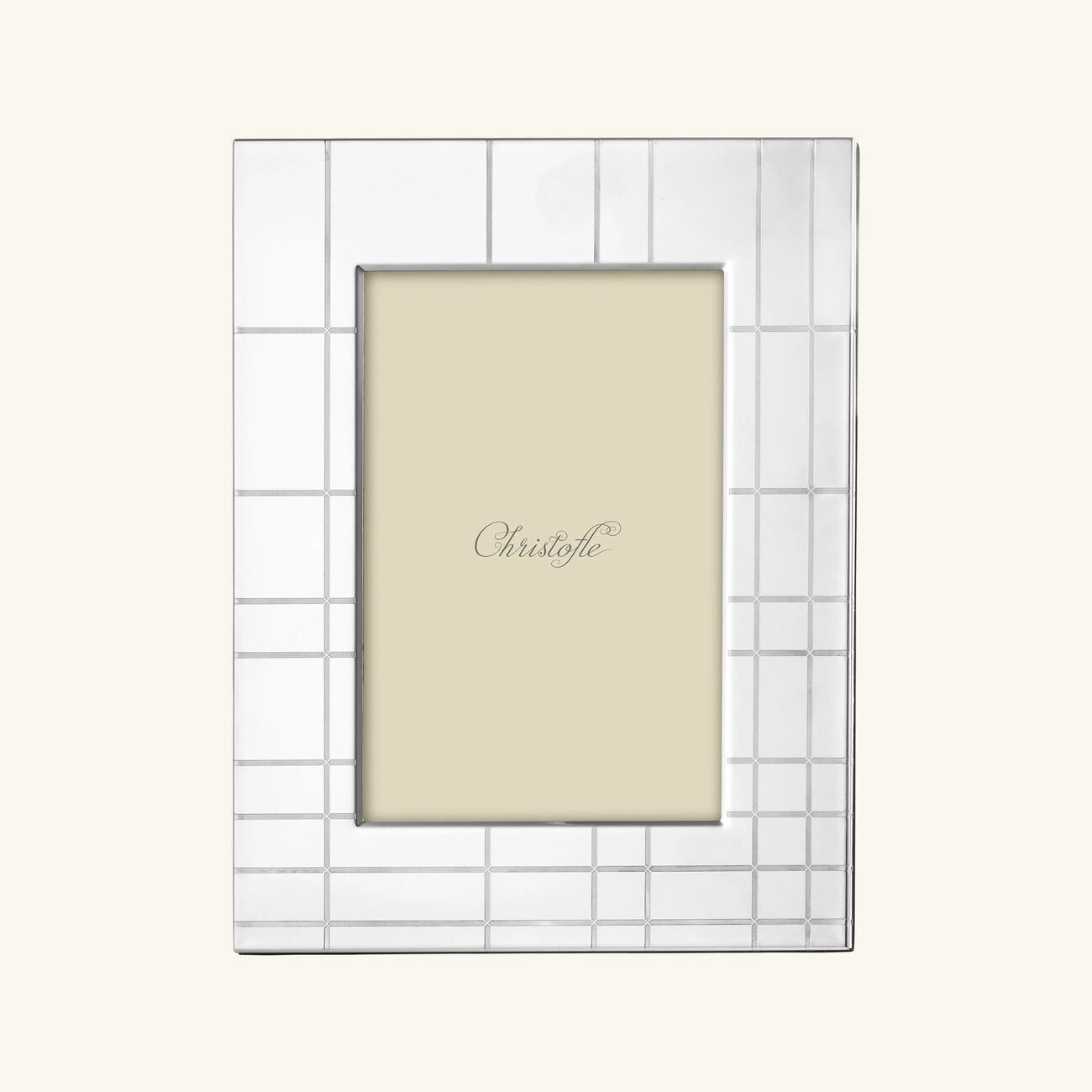 Graphik Picture Frame Stainless Steel 10x15cm christofle graphik picture frame stainless steel 10x15cm