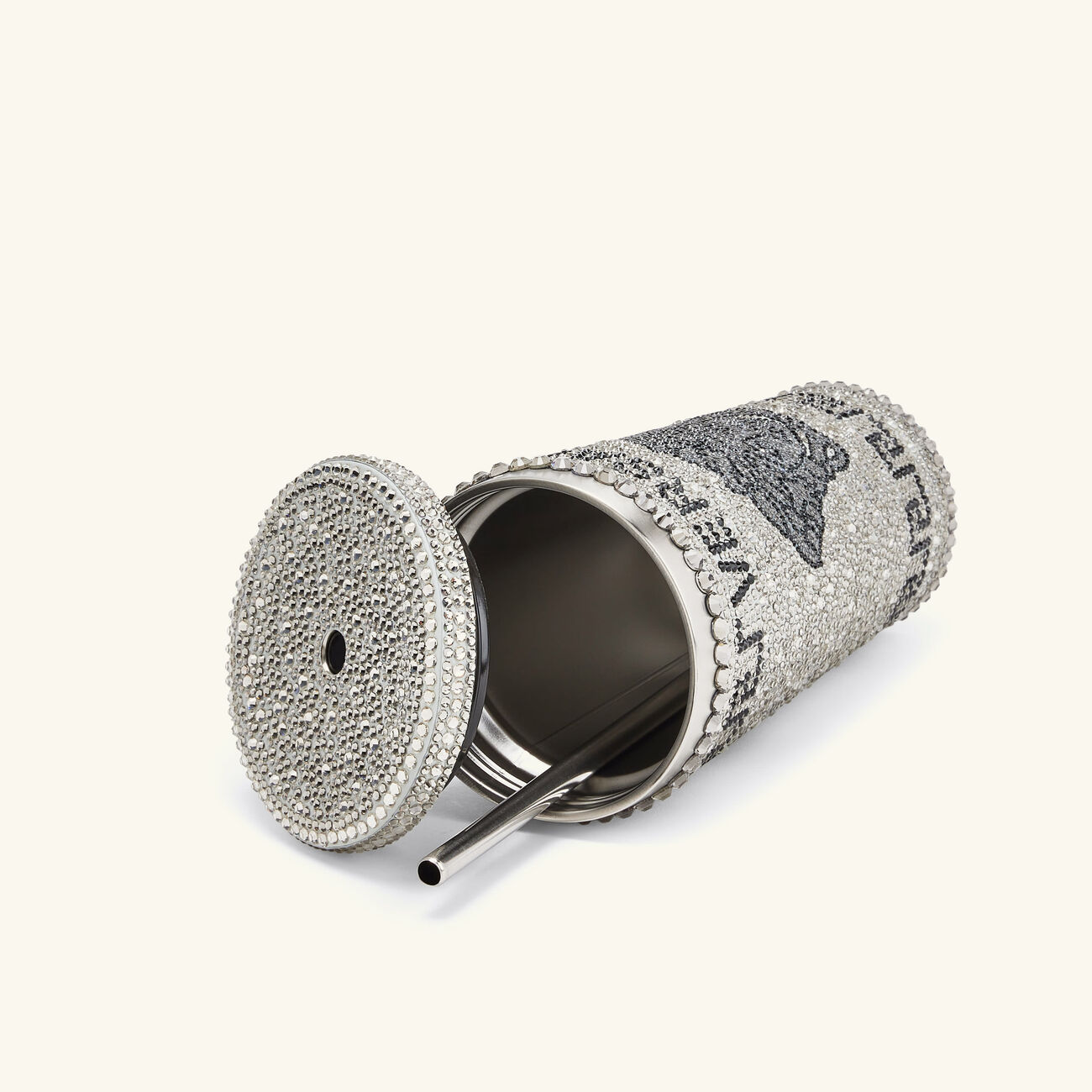 فيرساتشي كوب ميدوزا للسفر باللون الفضي