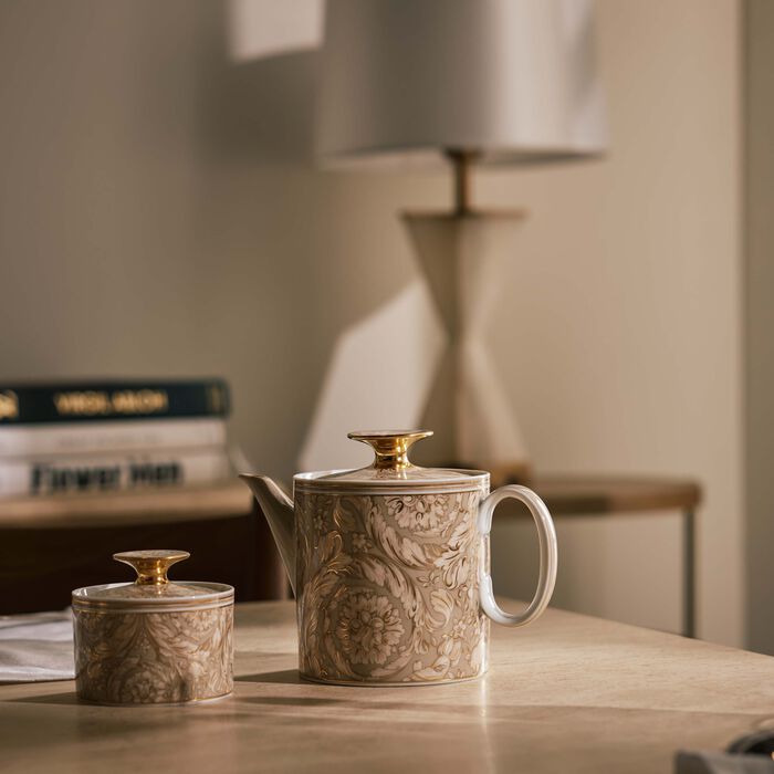 فيرساتشي إبريق الشاي باروكو بلون البيج   900 مل