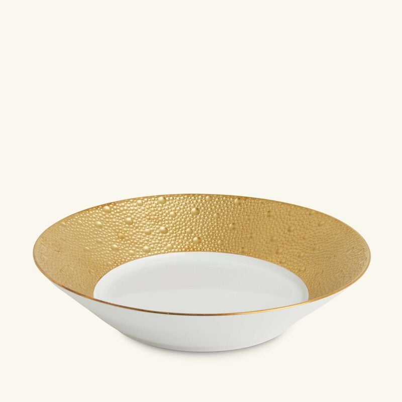 bernardaud ecume vegetable bowl gold