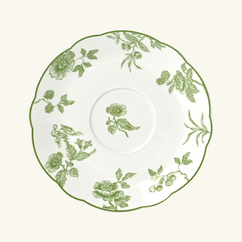 Albertine Tea Cup & Saucer Green bernardaud albertine tea cup saucer green