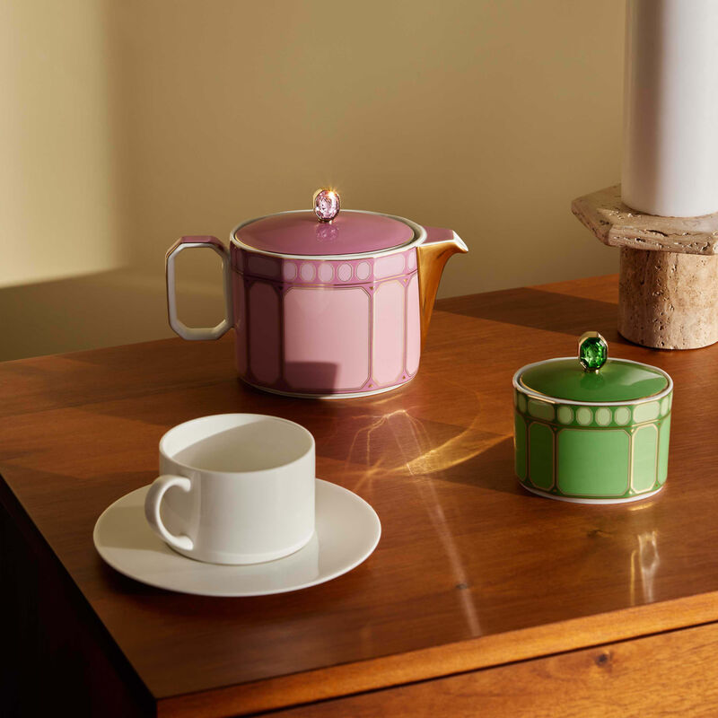 rosenthal signum rose tea pot pink