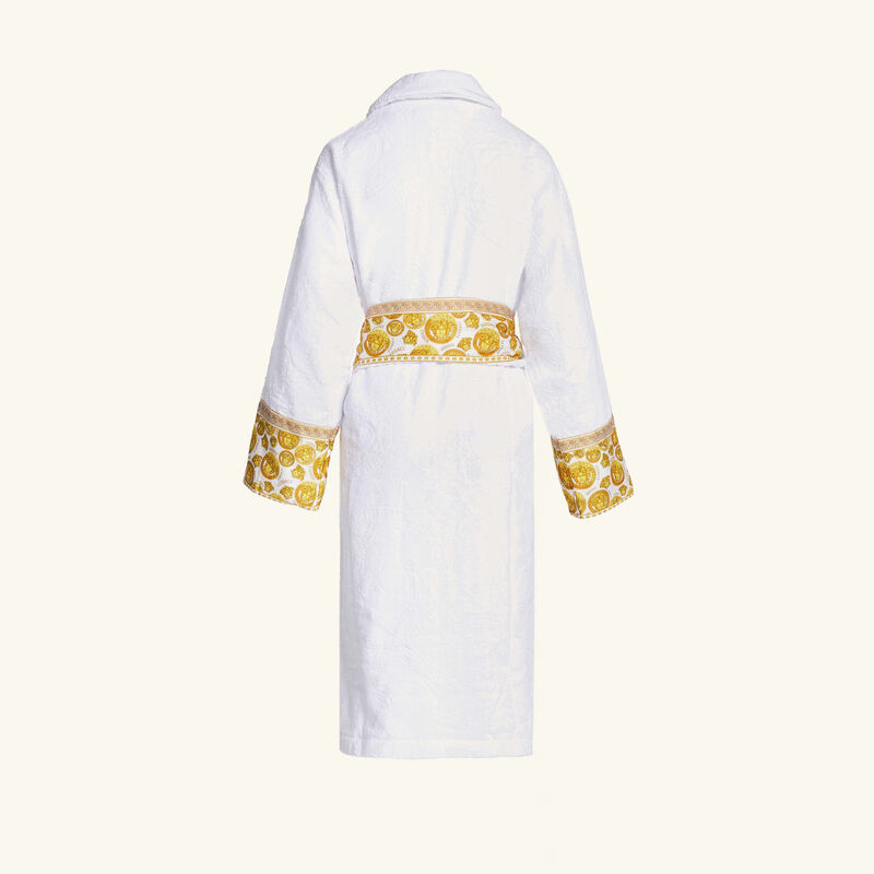 versace medusa amplified bath robe medium white