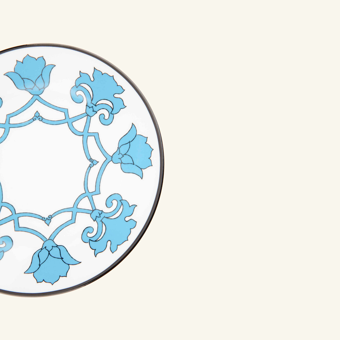 بينتو باريس طبق الحلويات جايبور دائري أزرق 21 سم