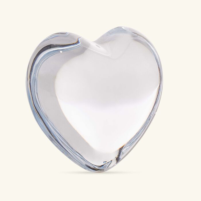 baccarat coeur amor figurine mini clear