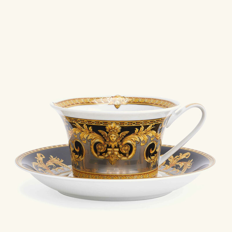 فيرساتشي طقم الشاي برستيج جالا أسود