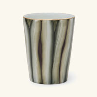 marie daage handpainted drinking glass green