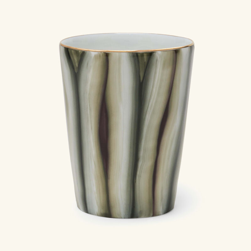 marie daage handpainted drinking glass green