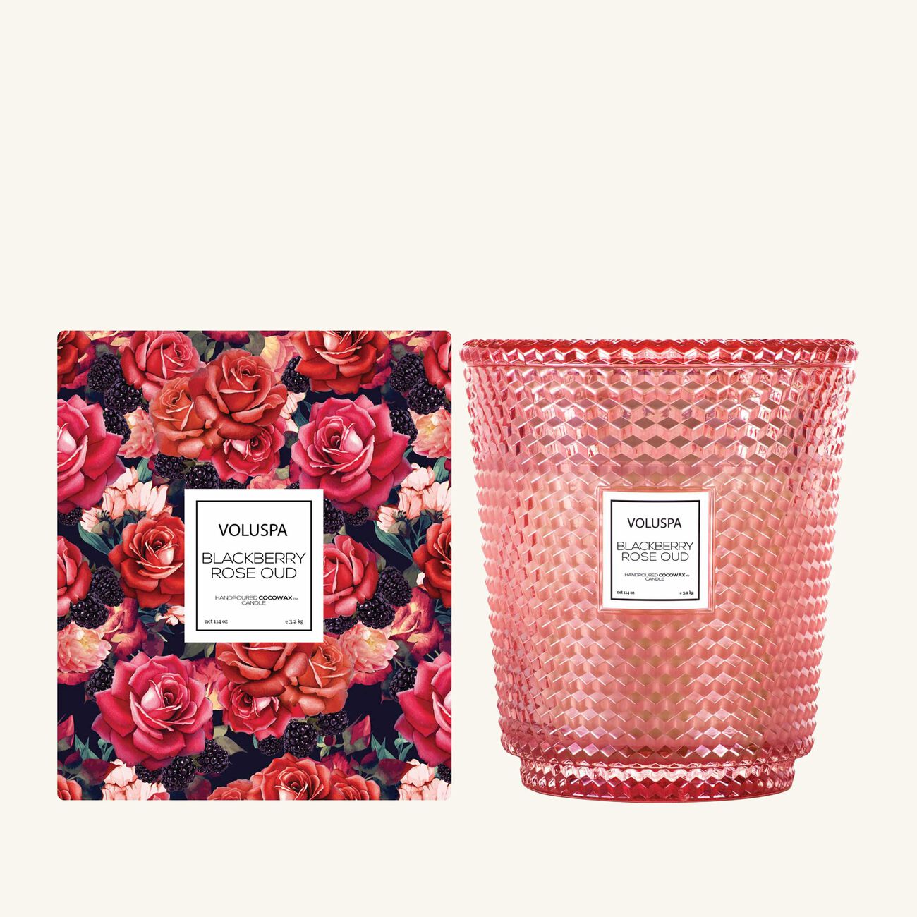 Blackberry Rose Oud Candle voluspa blackberry rose oud candle
