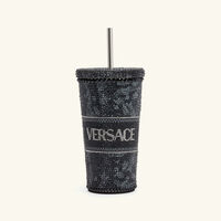 Barocco Crystal Travel Cup Black versace barocco crystal travel cup black