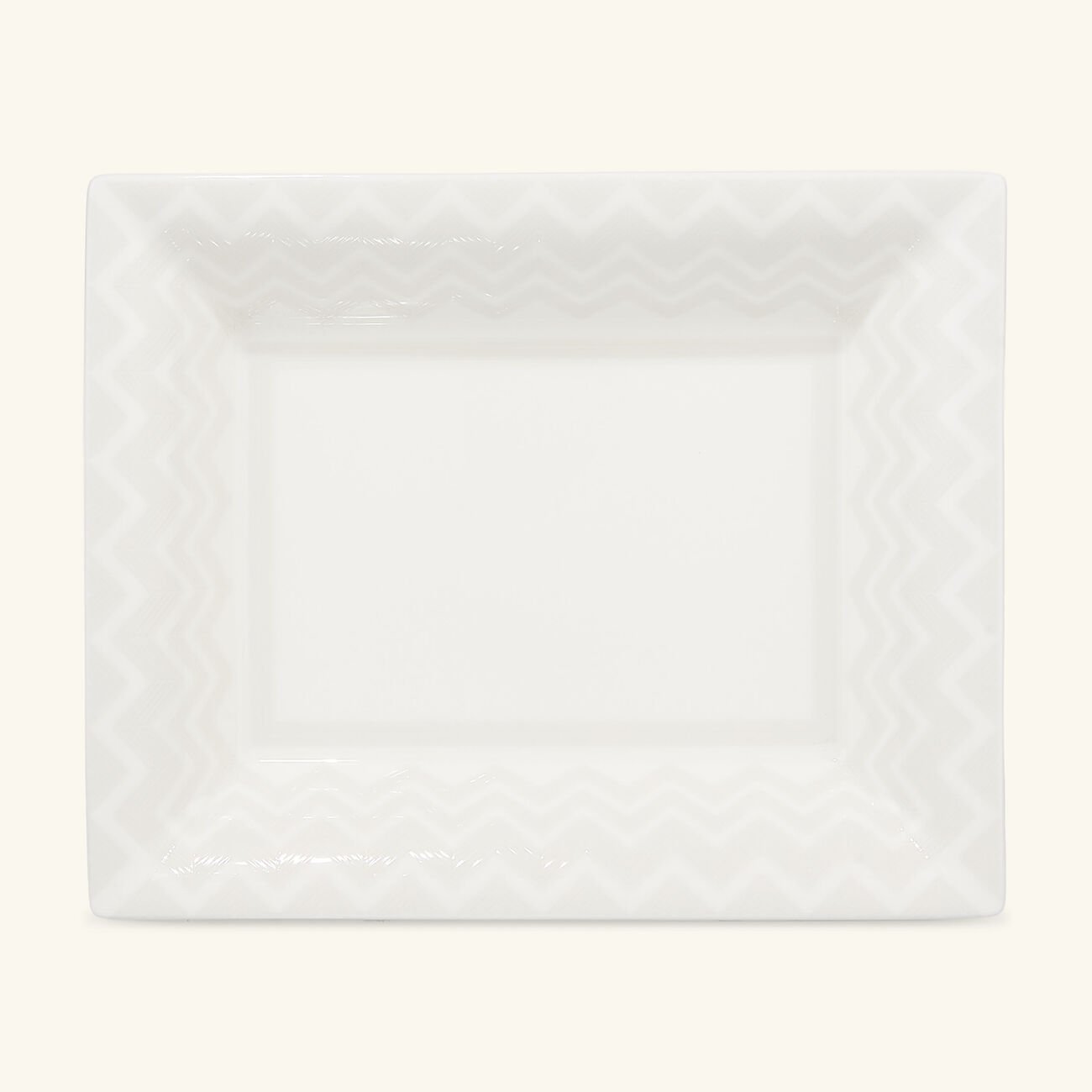 missoni home zig zag tody tray rectangular large white