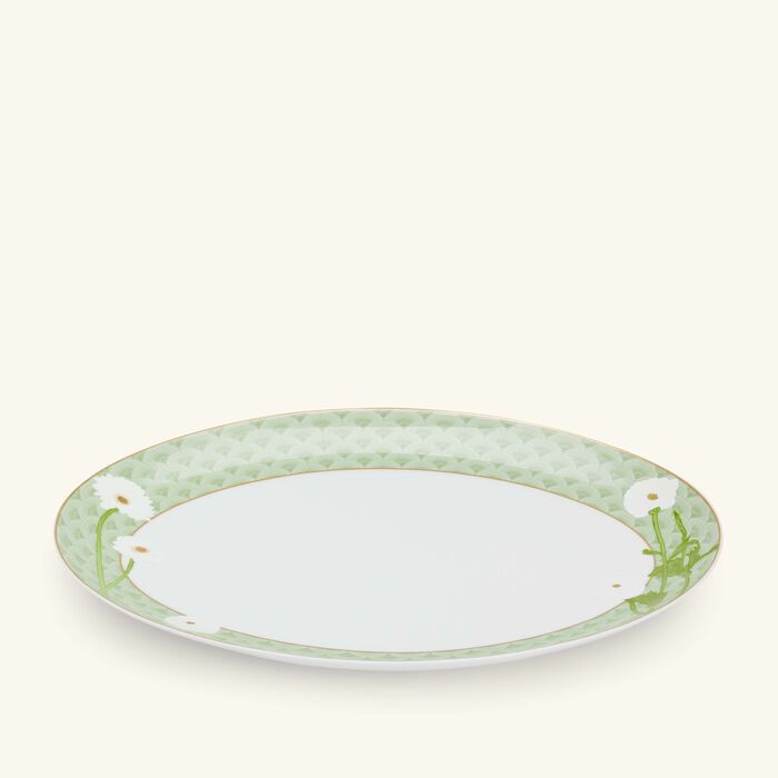 Praiana Serving Platter Oval Green 38cm bernardaud praiana serving platter oval green 38cm