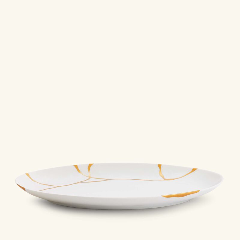 Kintsugi Serving Platter Oval White 38cm bernardaud kintsugi serving platter oval white 38cm