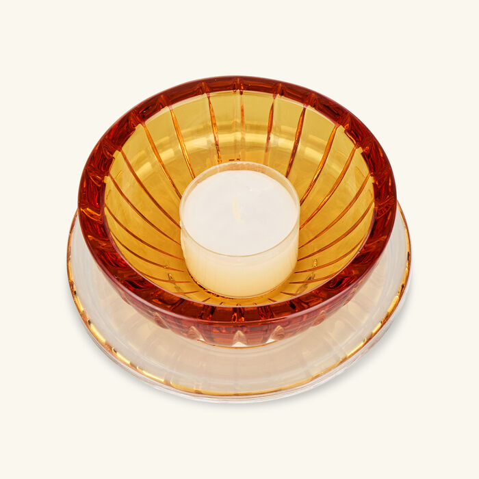 mario cioni   c lotus candle holder yellow