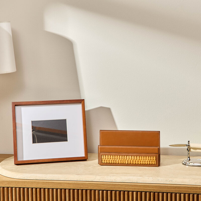 ralph lauren home bailey letter rack brown