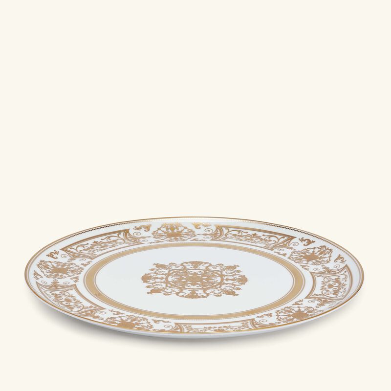 Aux Rois Serving Platter Round Gold 32cm bernardaud aux rois serving platter round gold 32cm