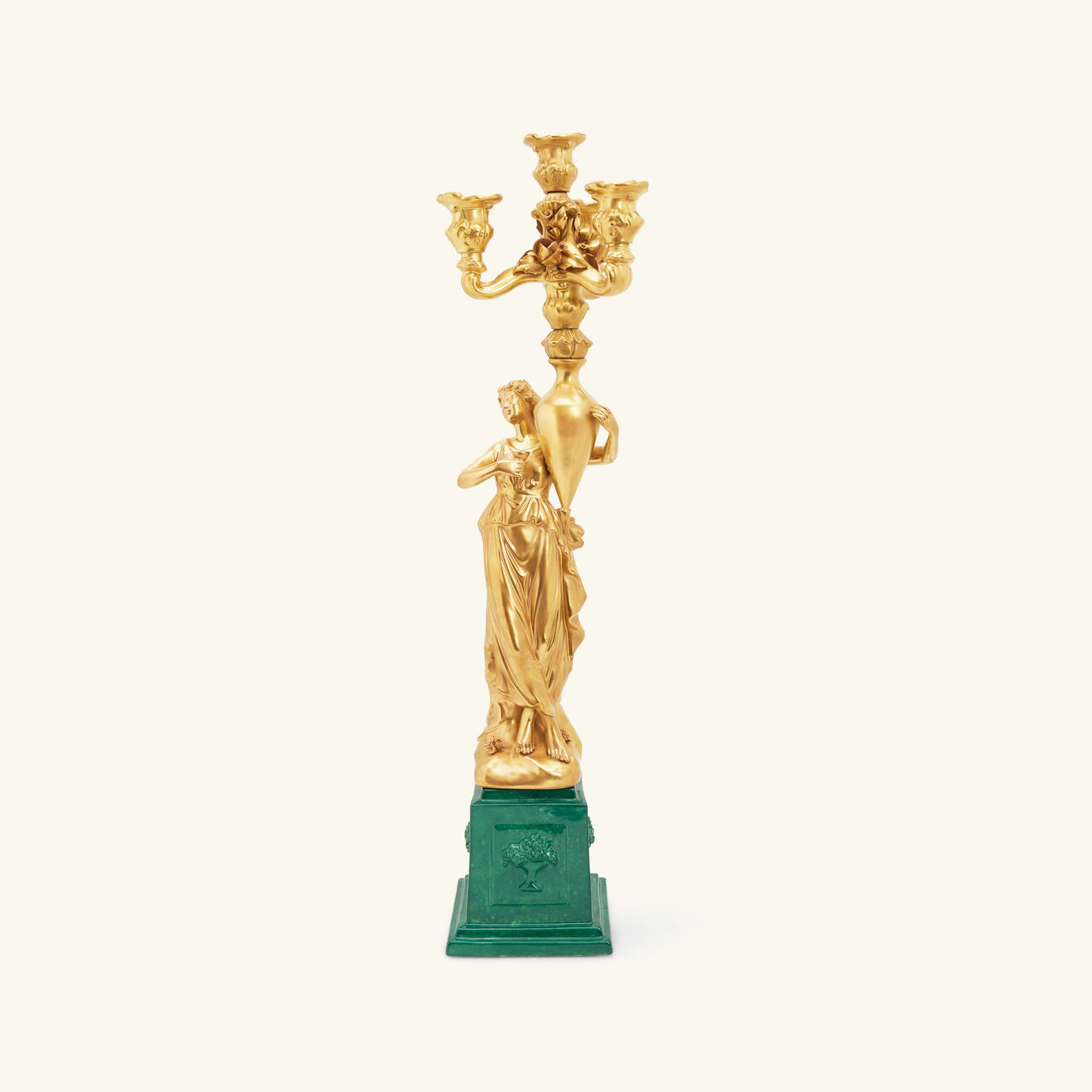 Clizia Candle Holder Green villari clizia candle holder green