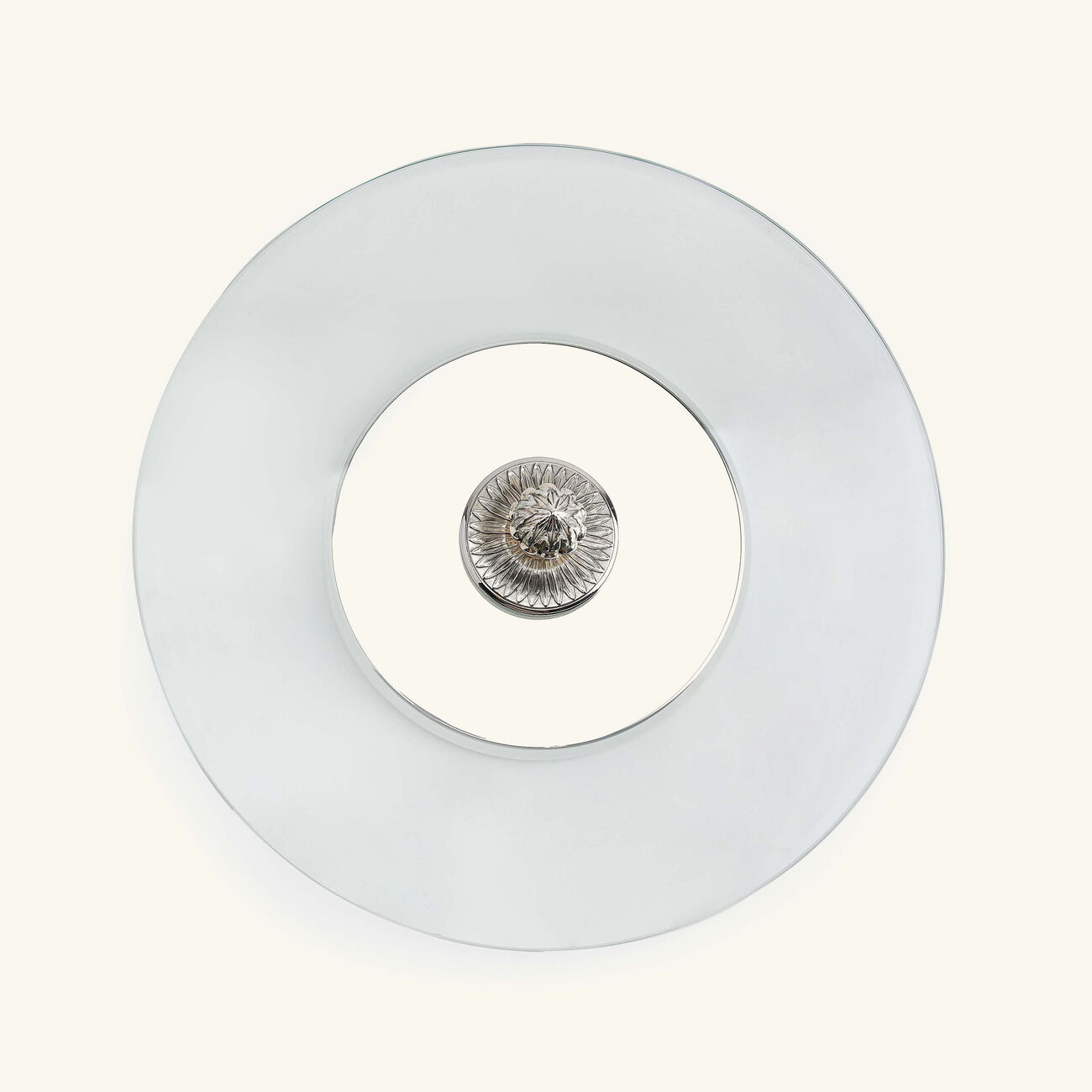 كريستوفل صينية الجبن مالميزون متوسطة باللون الفضي