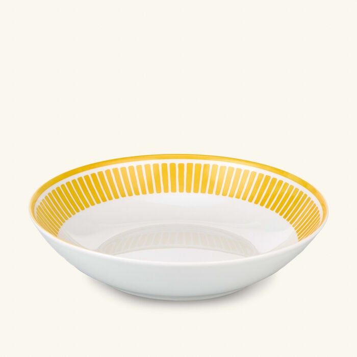 Malmaison Riviera Soup-Cereal Pasta Bowl Round Yellow 19 cm christofle malmaison riviera soup cereal pasta bowl round yellow 19 cm