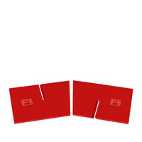 A Bookstand (Solid Red) assouline a bookstand solid red