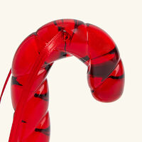 Candy Cane Ornament Mini Red baccarat candy cane ornament mini red