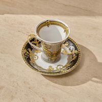 versace prestige gala coffee cup   saucer white