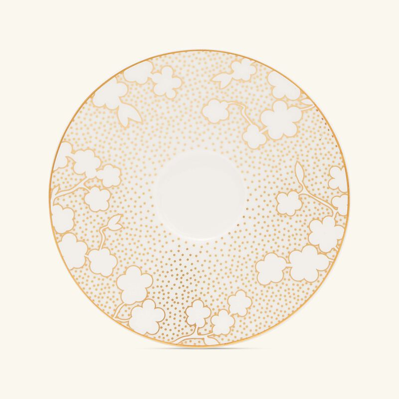 bernardaud reves coffee cup   saucer gold