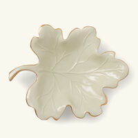 Autumn Fig Leaf Trinket Tray White villari autumn fig leaf trinket tray white