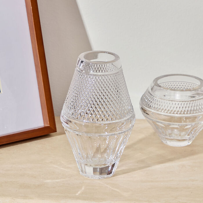 waterford mastercraft copper coast vase medium clear