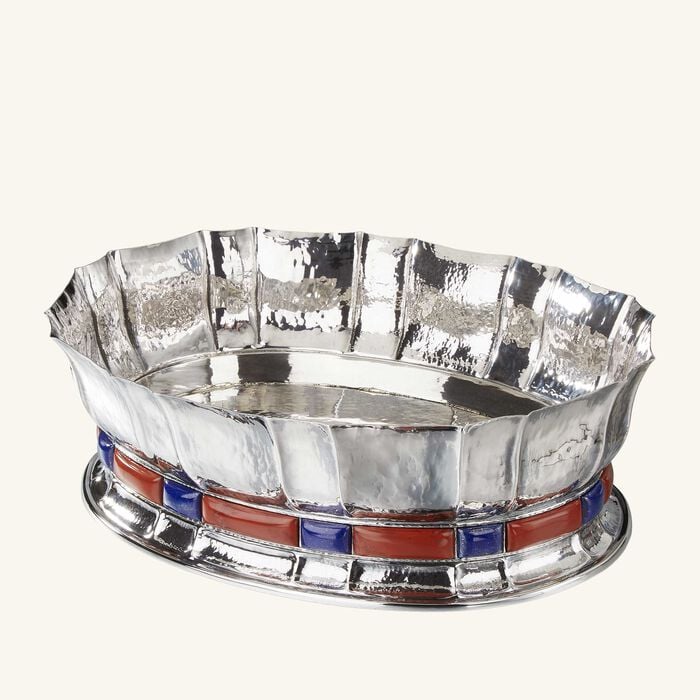 buccellati doge centrepiece bowl red large