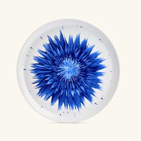 bernardaud in bloom serving platter blue 33cm