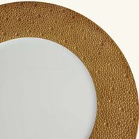 Ecume Charger Plate Round Gold 30cm bernardaud ecume charger plate round gold 30cm