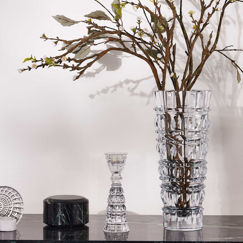 باكارا مزهرية نيو آنتيك بريما الشفافة   بالحجم الكبير