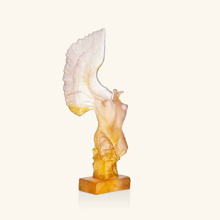 دوم منحوتة ألسيون متوسطة الحجم برتقالية بإصدار محدود