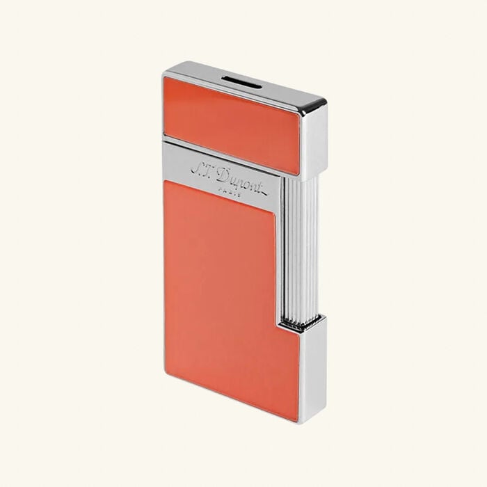 st dupont slimmy lighter orange