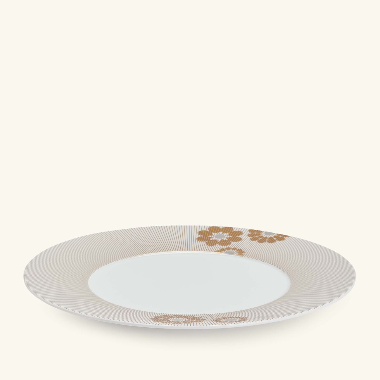Dolce Vita Dinner Plate Round Gold 27cm bernardaud dolce vita dinner plate round gold 27cm