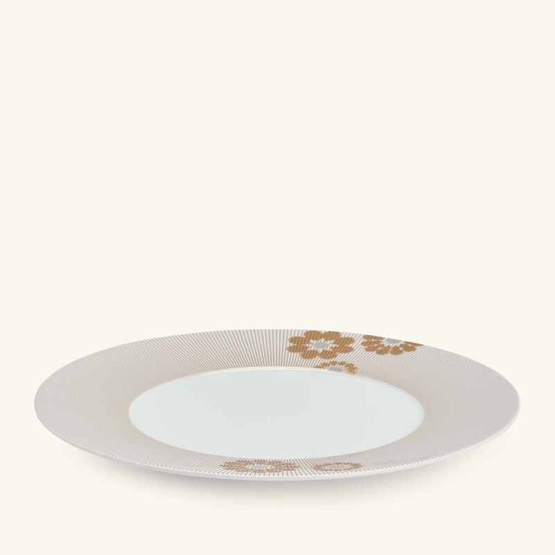 طبق الطعام دولتشي فيتا دائري باللون الذهبي 27 سم برناردو طبق الطعام دولتشي فيتا دائري باللون الذهبي 27 سم