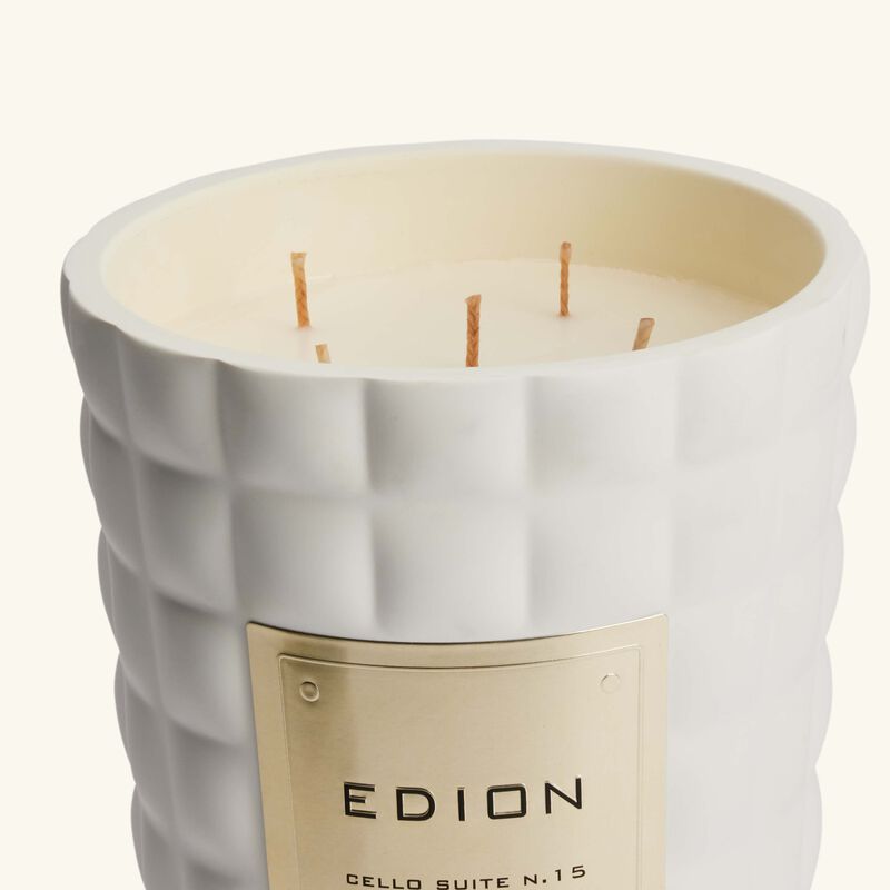 edion cello suite no 15 vivaldi harmony bianca scented candle 1kg