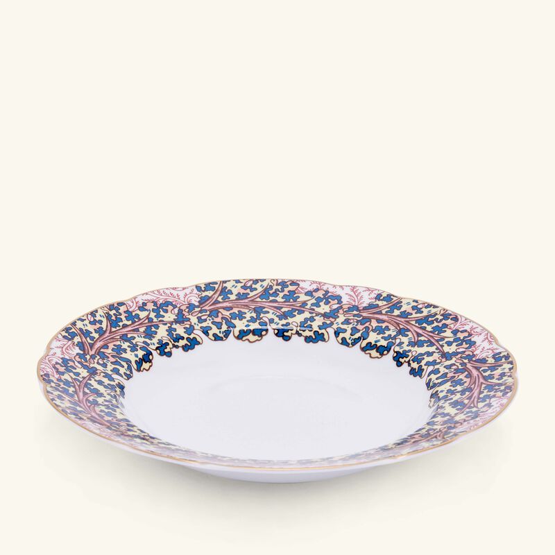 bernardaud collection braqueni  soup plate round red 23cm