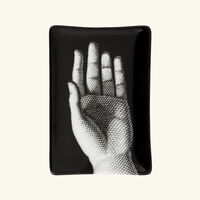 فورناسيتي منفضة مانو مستطيلة صغيرة سوداء