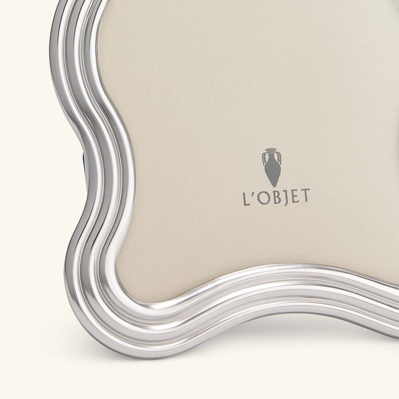 لوبجيه إطار الصور ريبل المطلي بالبلاتين 13   18 سم