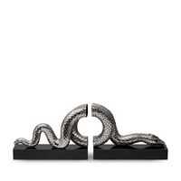 Snake Bookends Silver l objet snake bookends silver