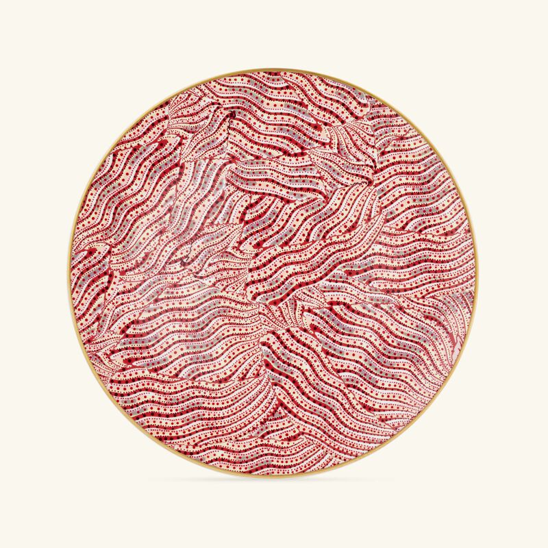 برناردو طبق كبير من مجموعة براكينييه دائري أحمر 20 سم