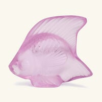 Fish Figurine Mini Pink lalique fish figurine mini pink