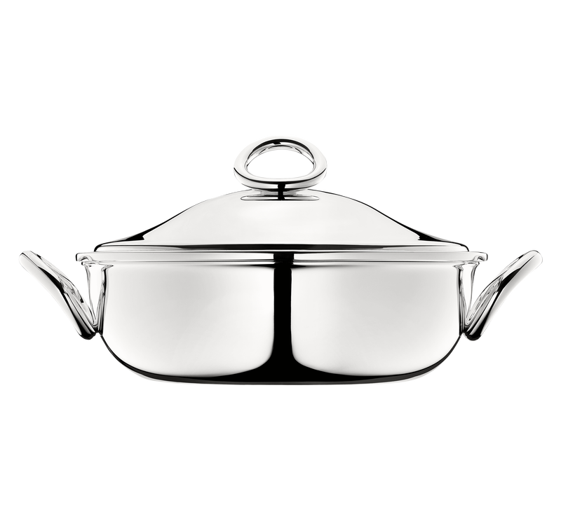 christofle vertigo serving dish silver plated