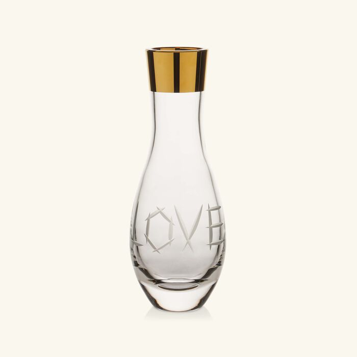 روكل مزهرية لاف مستديرة كبيرة باللون الذهبي