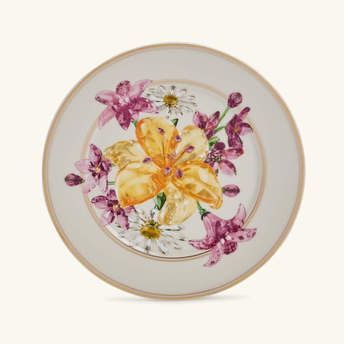 rosenthal idyllia bread   butter plate round bouquet 18 cm