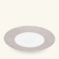bernardaud ecume salad plate round silver 21cm