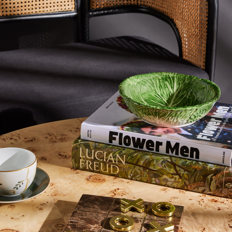 les ottomans radicchio bowl green