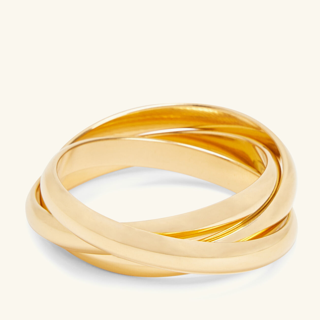 Napkin Ring Gold Set Of 4 l objet napkin ring gold set of 4